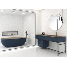 Dlažba imitácia mramoru Verona blanco 32 x 62,5 cm