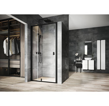 Sprchové dvere do niky RAVAK Nexty NDOP2-120 black+Transparent 03OG0300Z1-thumb-1