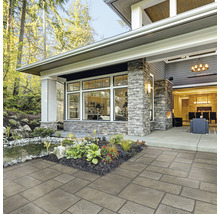 Bazénový lem roh Bradstone Lias 45 x 45 x 3,5 cm dymový hnedý