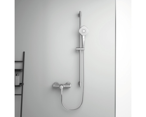 Sprchová batéria s ručnou sprchou a sprchovou tyčou
