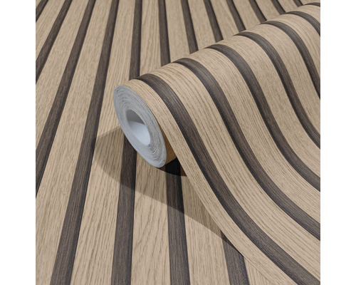 Rola tapety s vzhľadom dreveného obloženia