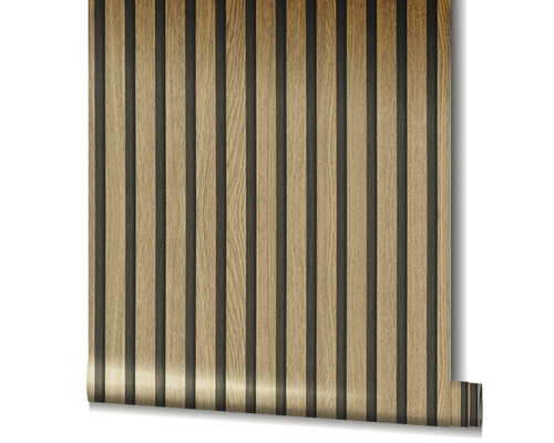 Rola tapety so vzorom drevených lamiel