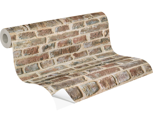 Rola tapety s tehlovým vzorom
