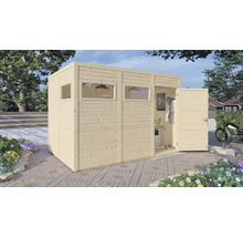 Drevený záhradný domček Cubo 3 prírodný 337x234 cm-thumb-10