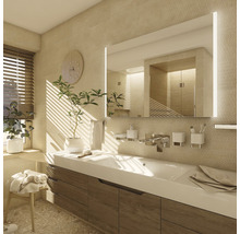 Zrkadlo do kúpeľne s LED osvetlením Nimco 100x70 cm ZP 11004