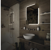 Zrkadlo do kúpeľne s LED osvetlením Nimco 60x80 cm ZP 15002