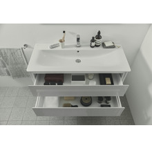 Kúpeľňová skrinka pod umývadlo Ideal Standard Connect Air 100x51,7x44 cm lesklá biela