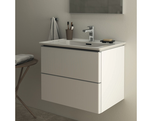 Skrinka pod umývadlo s dvoma zásuvkami v kúpeľni