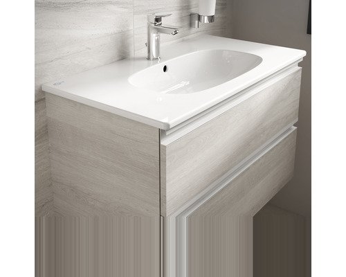 Skrinka pod umývadlo s umývadlom a dvoma zásuvkami