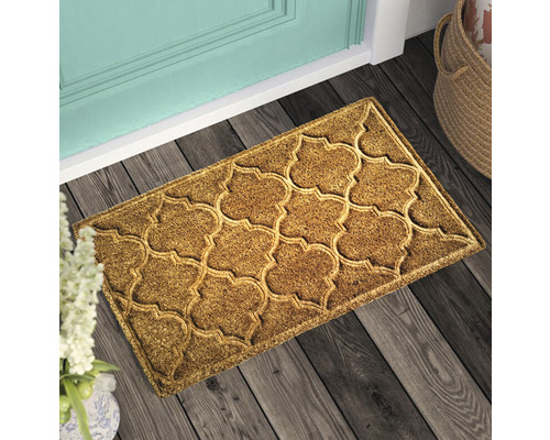Rohožka s marockým vzorom pred dverami
