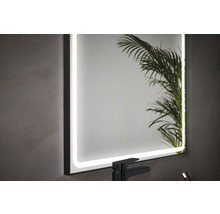 LED zrkadlo do kúpeľne Mia Black 60 x 80 cm IP44