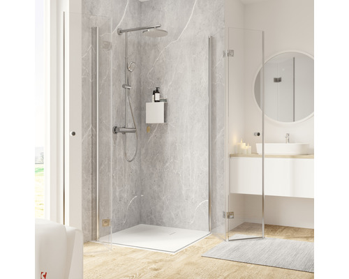 Sprchový kút s rohovým vstupom SCHULTE Garant 2.0 90 cm farba rámu chróm dekor skla číre sklo D8872418 41 50 02 32 45 Sprchový kút s rohovým vstupom SCHULTE Garant 2.0 90 cm farba rámu chróm dekor skla číre sklo D8872418 41 50 02 32 45