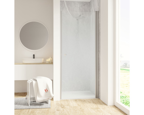 Sprchové dvere do niky SCHULTE Garant 2.0 90 cm farba rámu hliník dekor skla hmla D880106-3 01 171 3