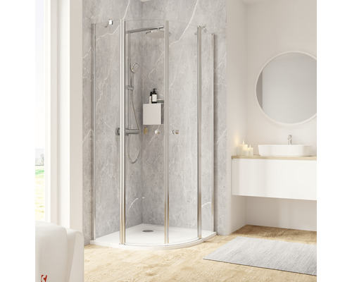 Štvrťkruhový sprchový kút SCHULTE Garant 2.0 90 cm farba rámu chróm dekor skla číre sklo D883618 41 50 Štvrťkruhový sprchový kút SCHULTE Garant 2.0 90 cm farba rámu chróm dekor skla číre sklo D883618 41 50