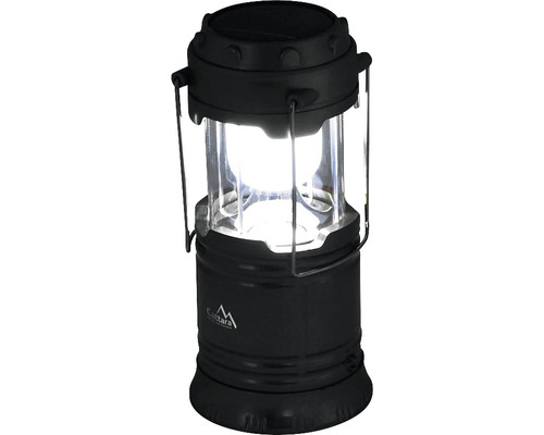 Čierna LED lampa s držadlom a logom Cattara