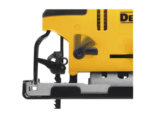 Detailný pohľad na priamočiaru pílu s nastaviteľným kyvným pohybom