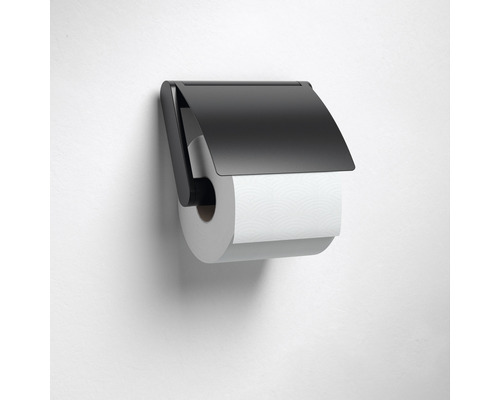 Nástenný držiak toaletného papiera s rolkou papiera