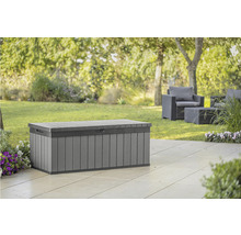 Box na vankúše plastový Keter DARWIN 143 x 55 x 65 cm 380 l sivý