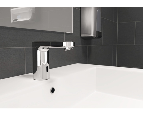 Bezkontaktná umývadlová batéria na umývadle