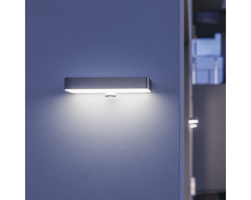 Nástenné svietidlo z kovu s LED osvetlením