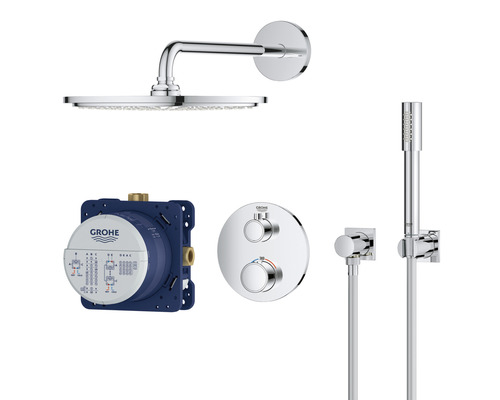 Sprchový systém Grohe Rainshower SmartActive 310 Cube s podomietkovým termostatom