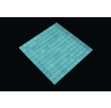 Sklenená mozaika štvorcová crystal 2,3 cm uni modrá light blue fluoreskujúca-thumb-4