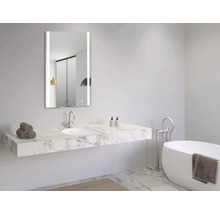 LED zrkadlo do kúpeľne s osvetlením DSK Silver Boulevard 60 x 100 cm