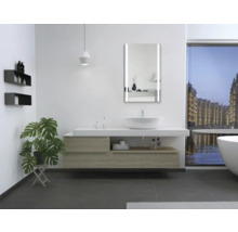 LED zrkadlo do kúpeľne s osvetlením DSK Silver Boulevard 60 x 100 cm
