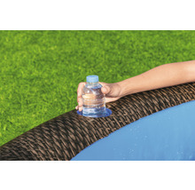 Nadzemný bazén Bestway Family Pool Ratan 231x178x53 cm nafukovací hnedý