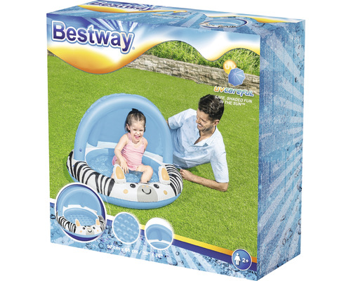 Detský bazén Bestway Zebra so slnečnou clonou