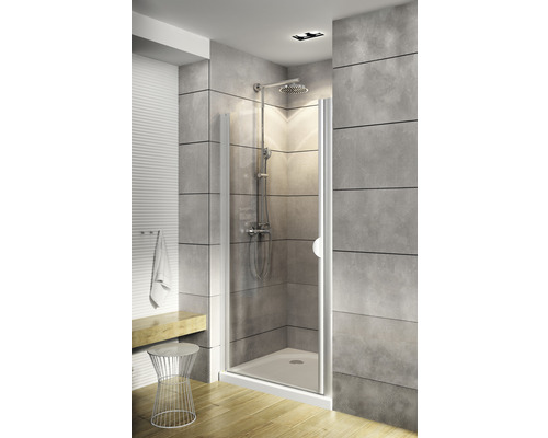 Sprchové dvere Schulte Lugano 900 mm hliník