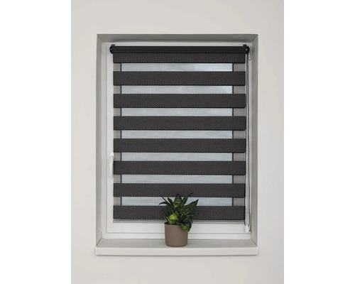 Okno s dvojitou roletou a izbovou rastlinou