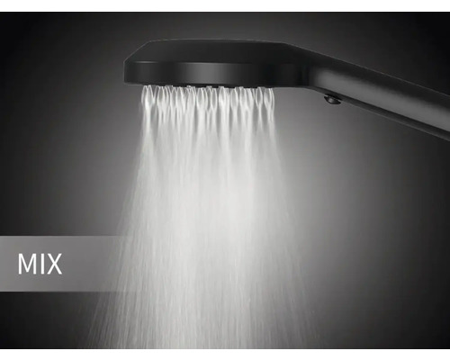 Sprchová hlavica s prúdom vody