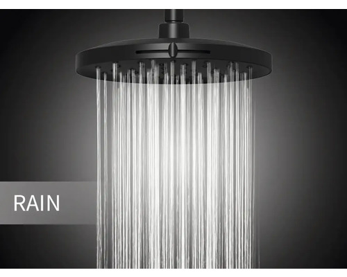 Dažďová sprchová hlavica s vodnými lúčmi