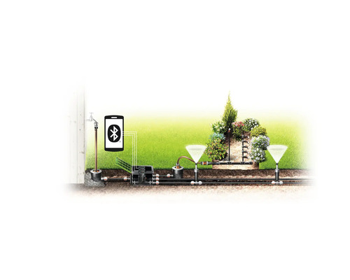 Automatické zavlažovanie záhrady s ovládaním pomocou inteligentného telefónu