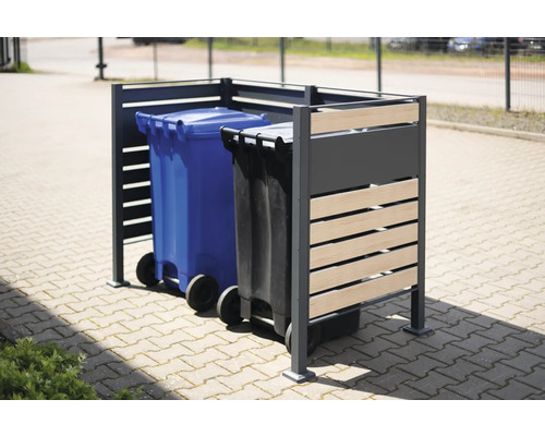 Box na smetné nádoby pre dve smetné nádoby