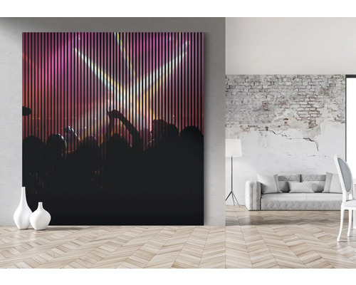 Dekoratívny nástenný obraz s motívom koncertu do interiéru