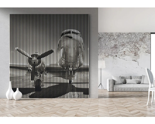 Dekoratívny nástenný panel s motívom lietadla pre interiérový dizajn