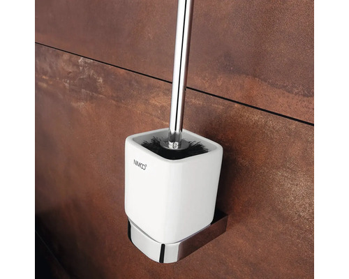 WC kefa s nástenným držiakom