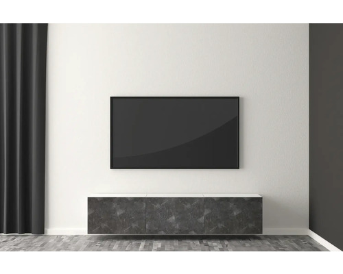 Obývacia izba s televízorom a televíznym nábytkom