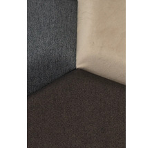 Detail troch rôznych poťahov nábytku: látka, textil a koža