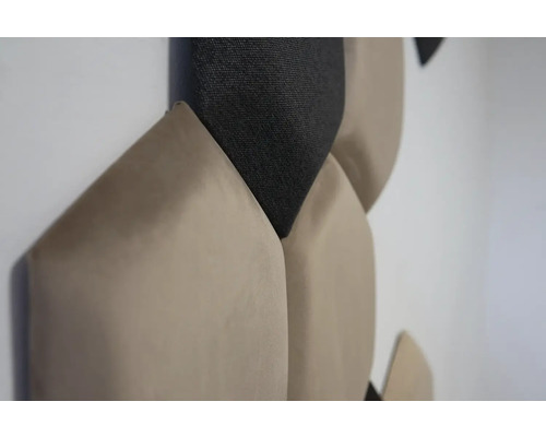 Detail akustických panelov pre dekoráciu stien