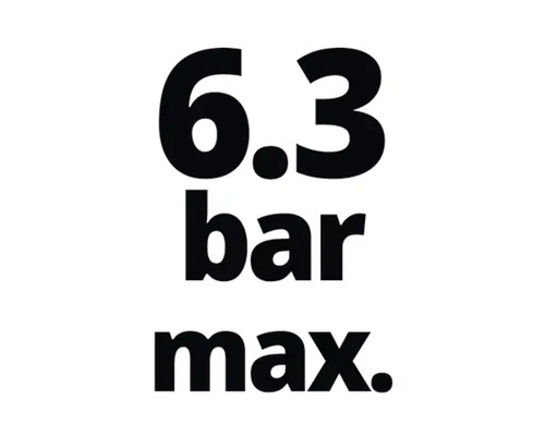 Maximálny tlak 6,3 baru