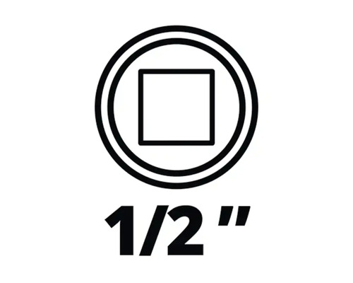 Symbol pre nástroj s 1/2-palcovým pohonom