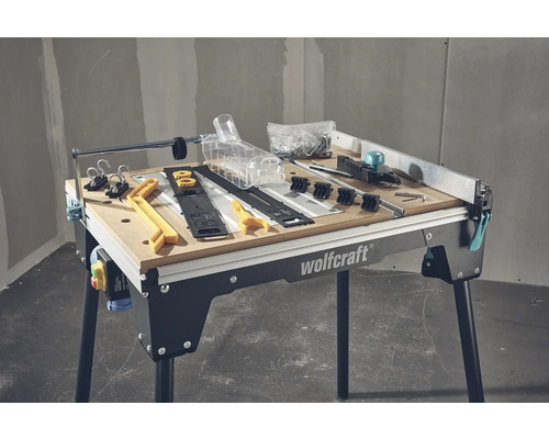 Montážny a strojný stôl Wolfcraft s príslušenstvom