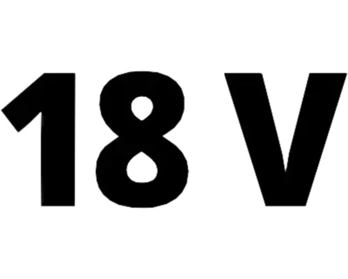 Označenie 18 voltov