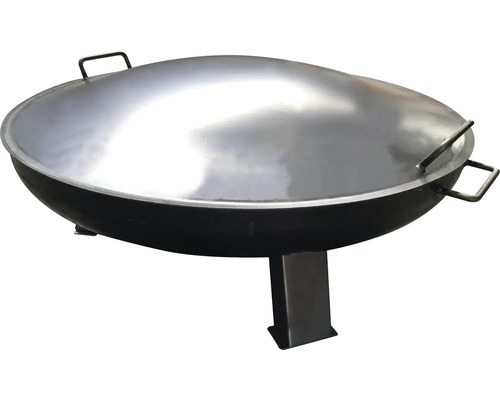 Oceľové ohnisko s vekom a madlami