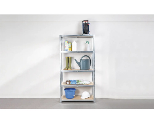 Regál so záhradným náradím a príslušenstvom