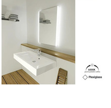 Zrkadlo do kúpeľne s LED osvetlením Nimco 100x70 cm ZP 11004