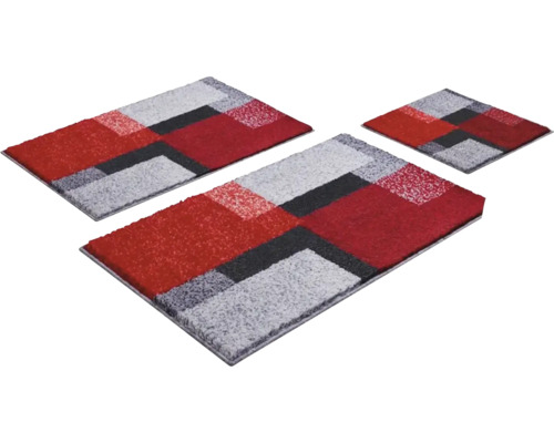 Sada rohožiek s geometrickým vzorom